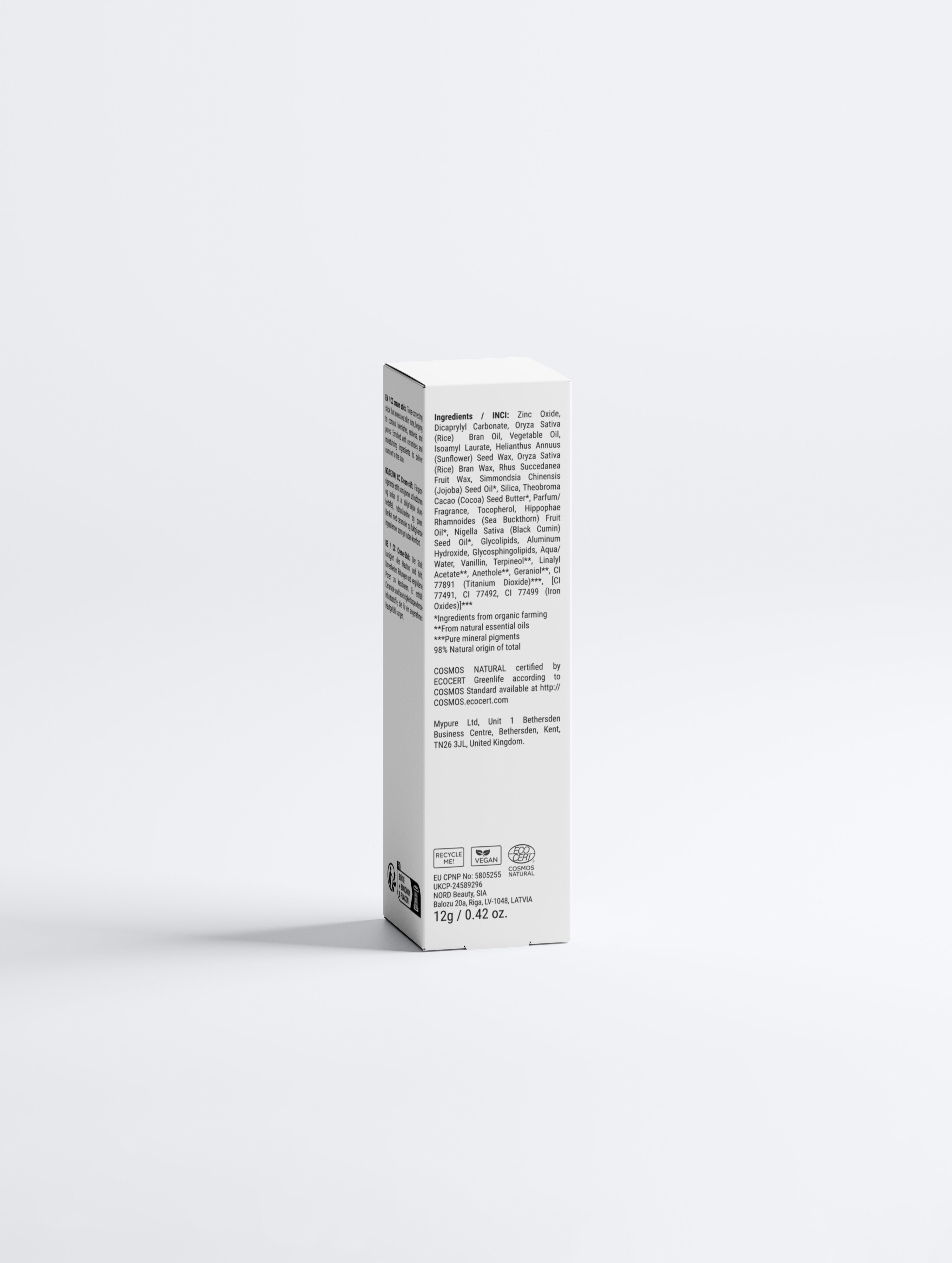 The Cover Asset SPF30 Deep shade — no white cast, broad-spectrum SPF30 CC stick by Seraé